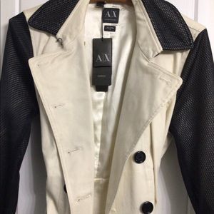 Armani Exchange dress trench coat